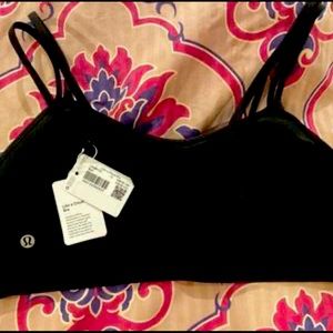 NEW with tags LULULEMON Black “Like a Cloud” ☁️ bra 
size 12 
Crazy soft 🥰